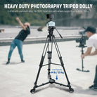 NEEWER TS012 Heavy Duty Tripod Dolly is crafted with aluminum alloy.