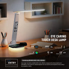 this small desk lamp for home office essential accessories emits up to 430lux/0.5m