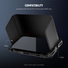 NEEWER PA093 Sun Shade is compatible with the iPhone 16 Pro Phone Cage