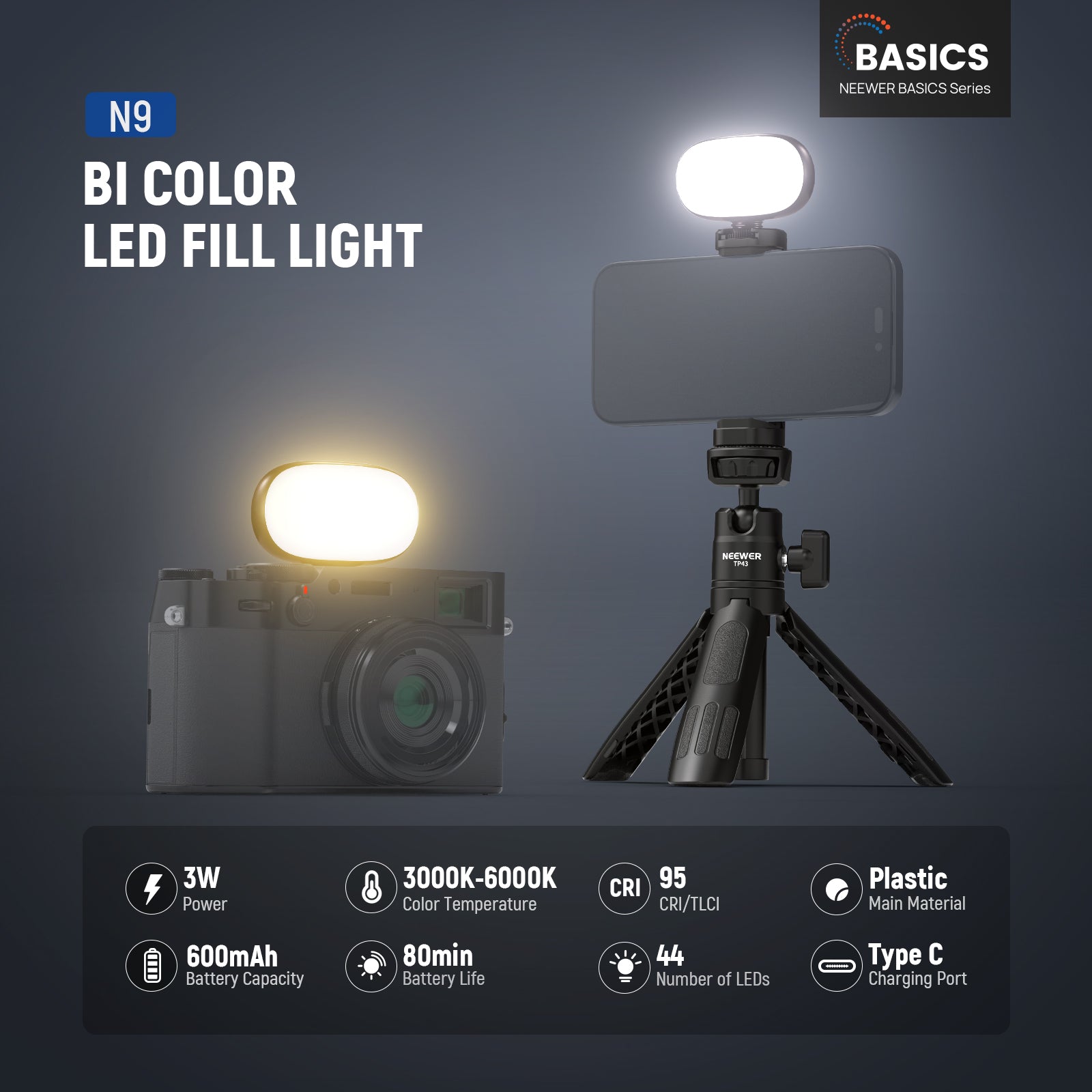 Neewer Basics N9 Selfie Light