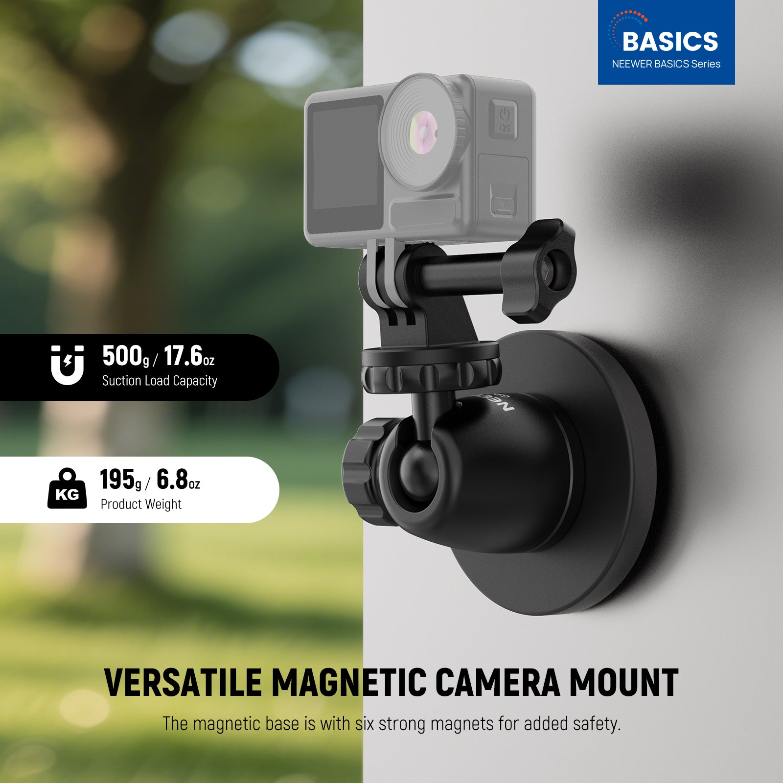 Versatile Magnetic Camera Mount