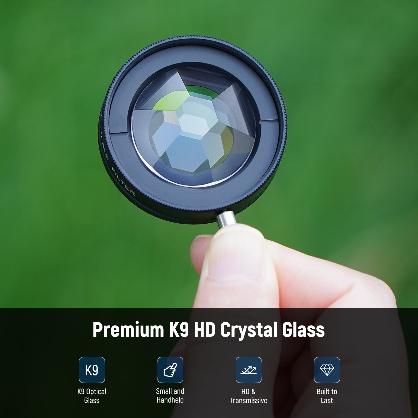 Built with HD K9 optical glass, the filter ensures exceptional light transmittance