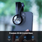 Built with HD K9 optical glass, the filter ensures exceptional light transmittance