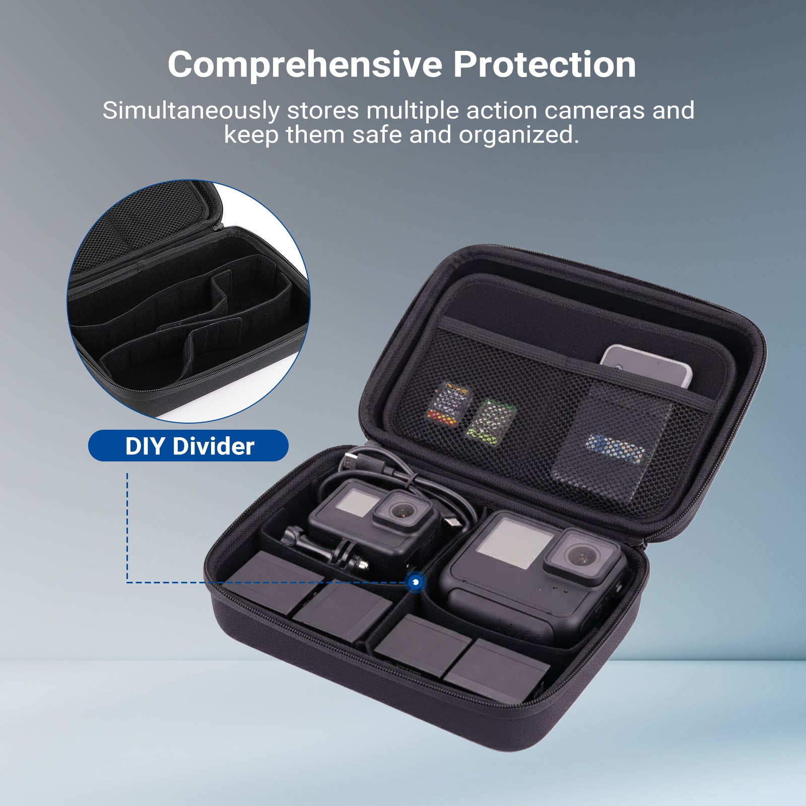 NEEWER PB27 Carrying Case for Action Camera & Accessories