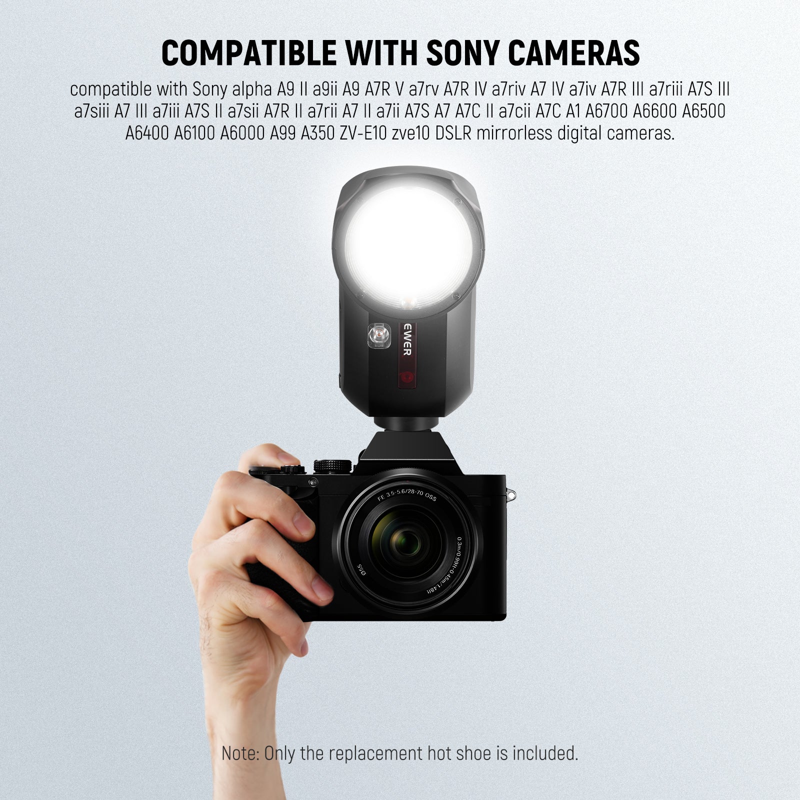 Neewer Hot Shoe Replacement for Z2-S/Z2Pro-S/Z2II-S Flash Speedlite - Thumbnail 4