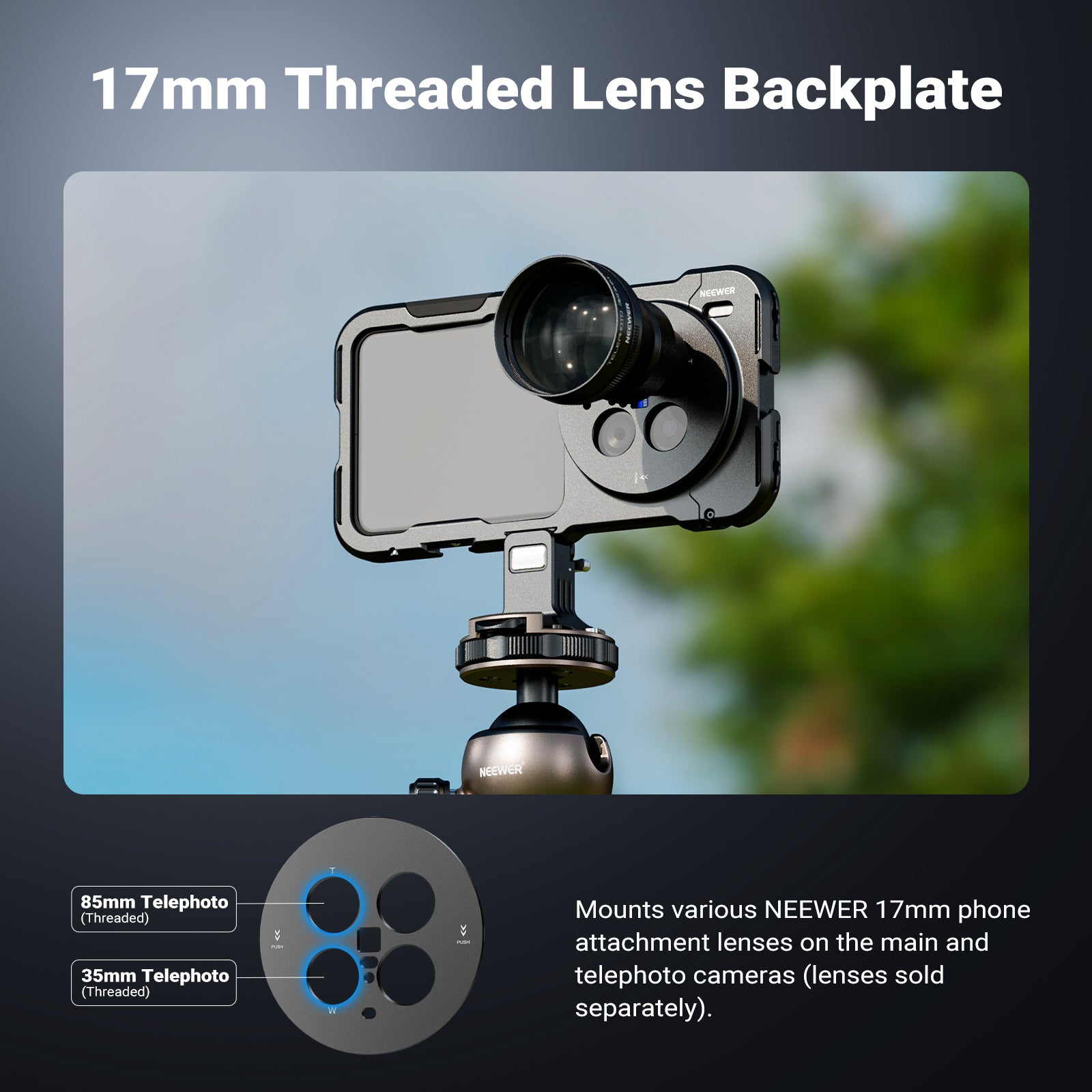 ケノン Neewer 2 in 1 Wide Angle & Macro Lens for Canon G7X Mark III 18mm