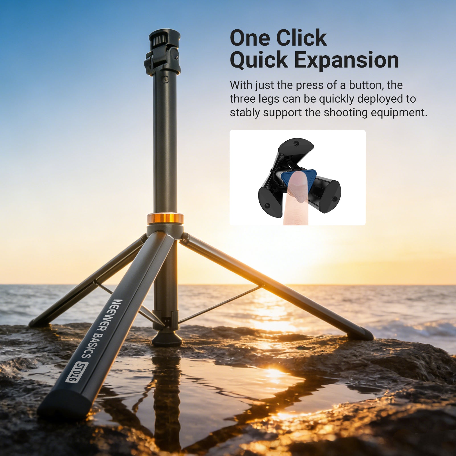 NEEWER ST016 One Touch Quick Assembly Light Stand