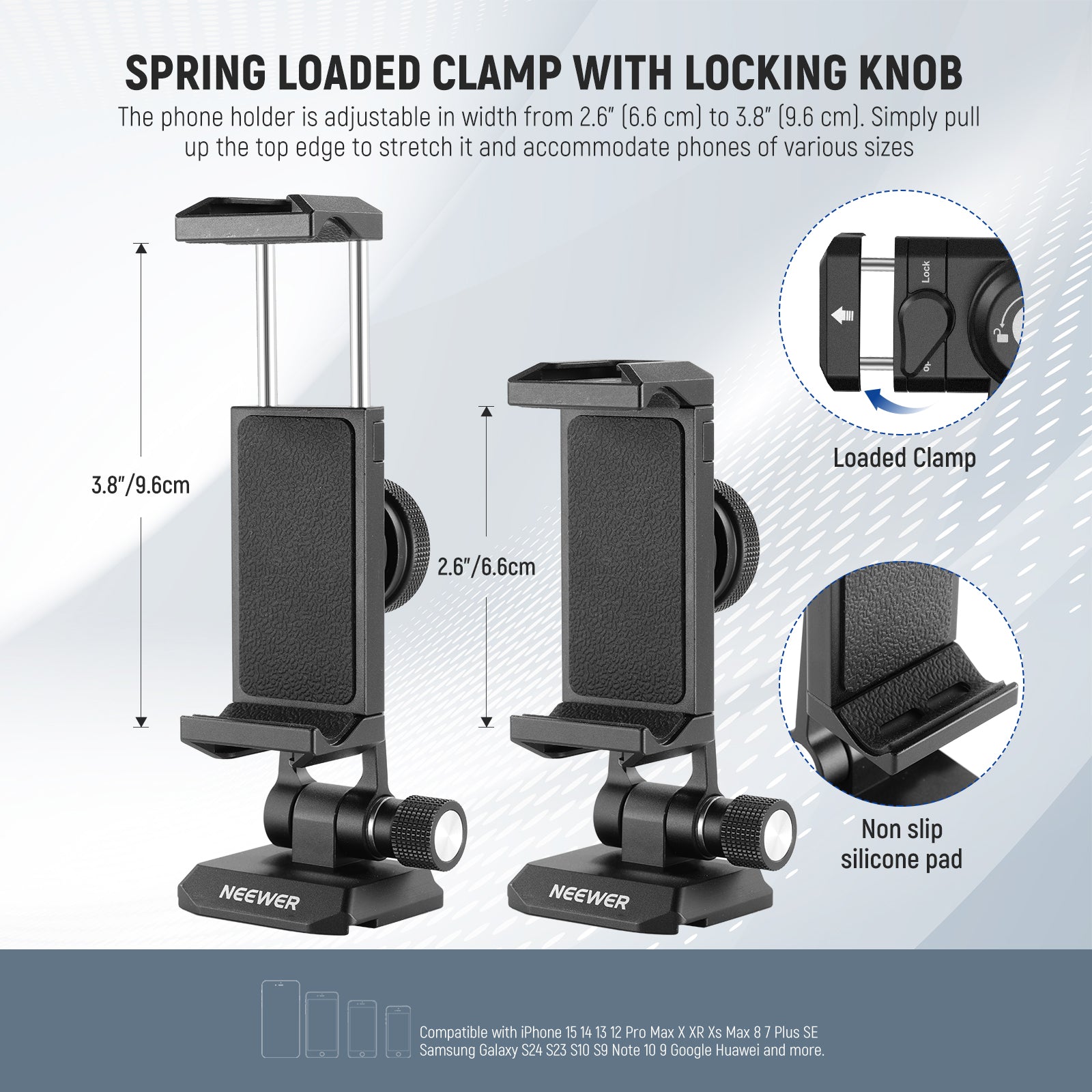 Neewer SP-18 Phone Tripod Mount Adapter - Thumbnail 3