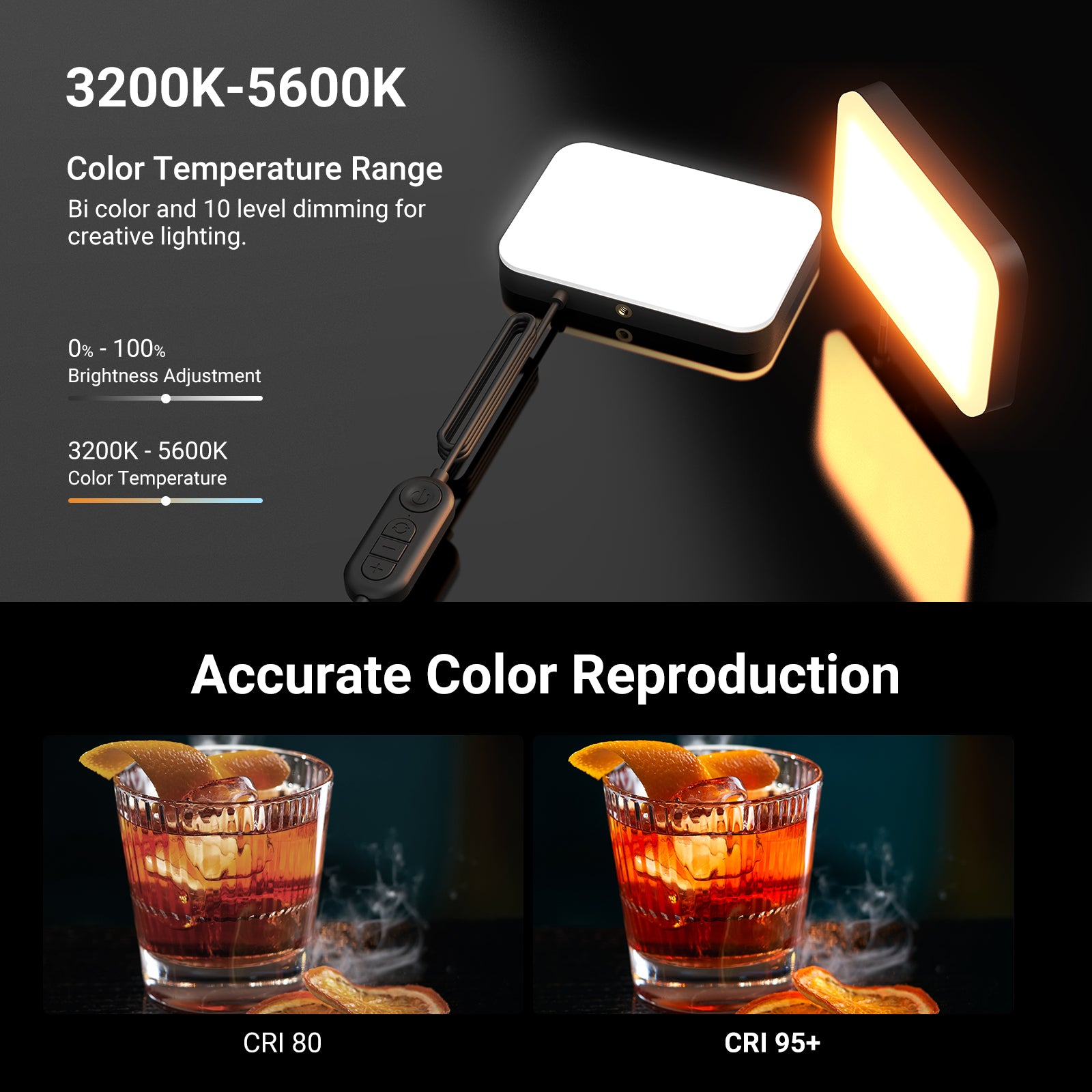 NEEWER BASICS BP132 2 Pack LED Video Light Panel Kit