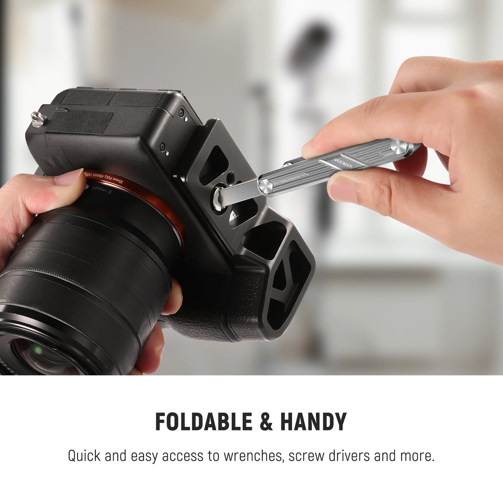 希少✨ハンドメイド✨SCHURR　PROFI　電鍵　ULTRA　CHAMPIMN This Camera-Shaped Multi-Tool Squeezes 12 Tools into a Tiny