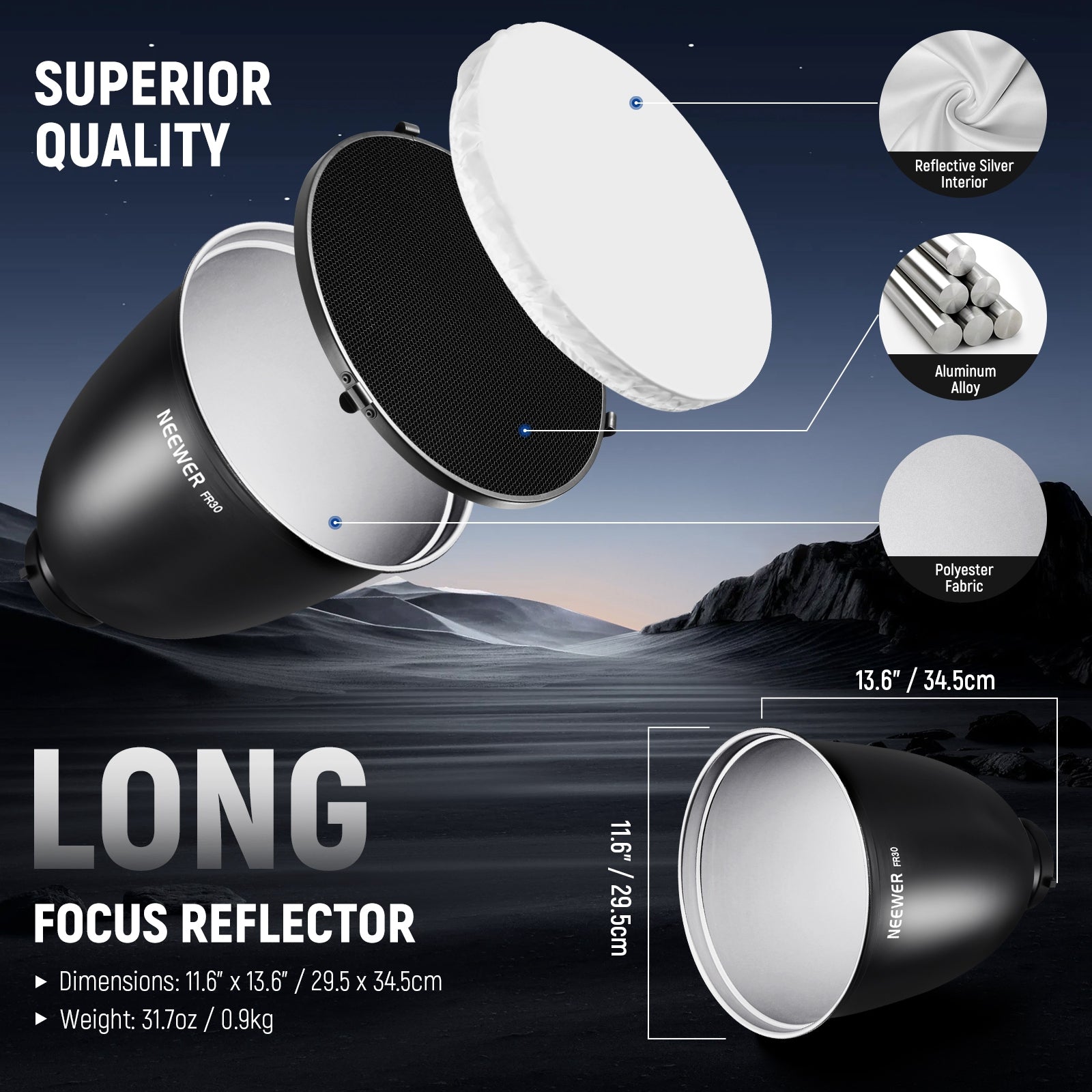 Neewer FR30 Reflector - Thumbnail 3