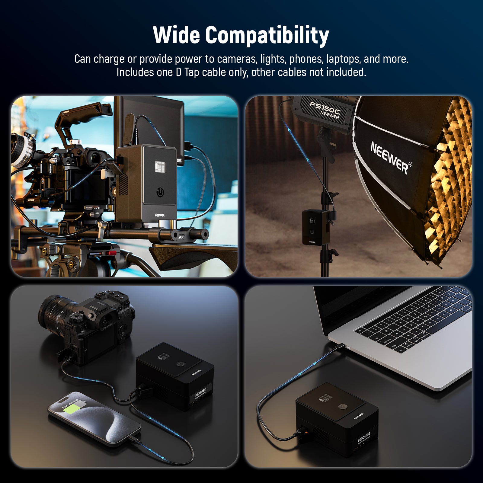 NEEWER PS099E 6800mAh 14.5V Mini V Mount Battery