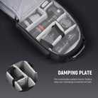 The camera back pack comes with six removable dividers of varying sizes