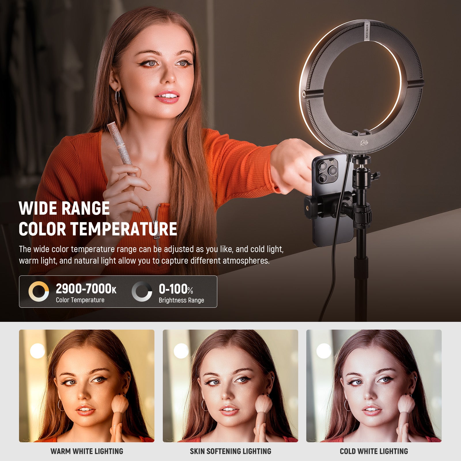Neewer Desk Ring Light - Thumbnail 5