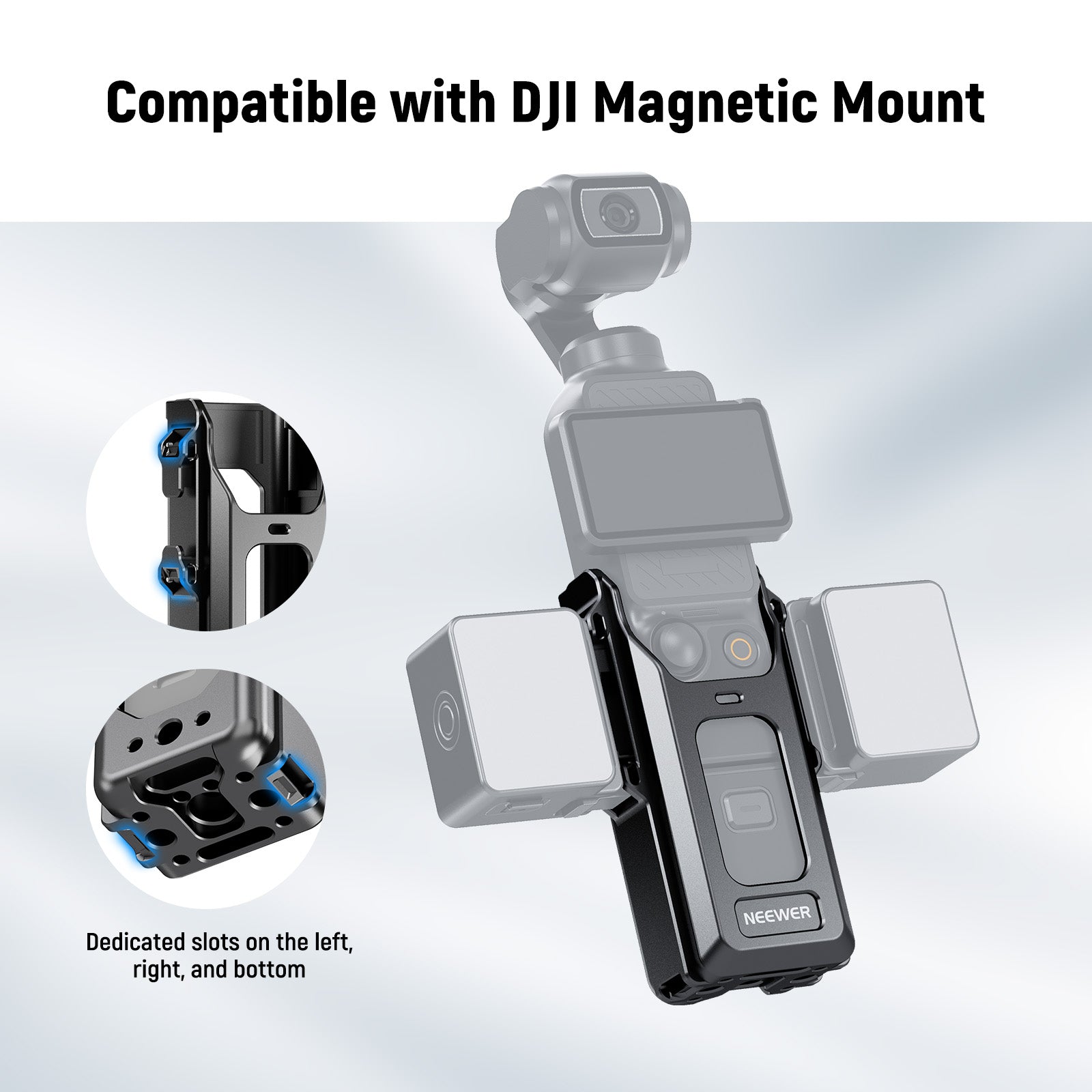 NEEWER AC029 Camera Cage For Pocket 3 & Magnetic Mount
