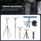 NEEWER TP08 2 in 1 Camera Tripod is compact and portable.