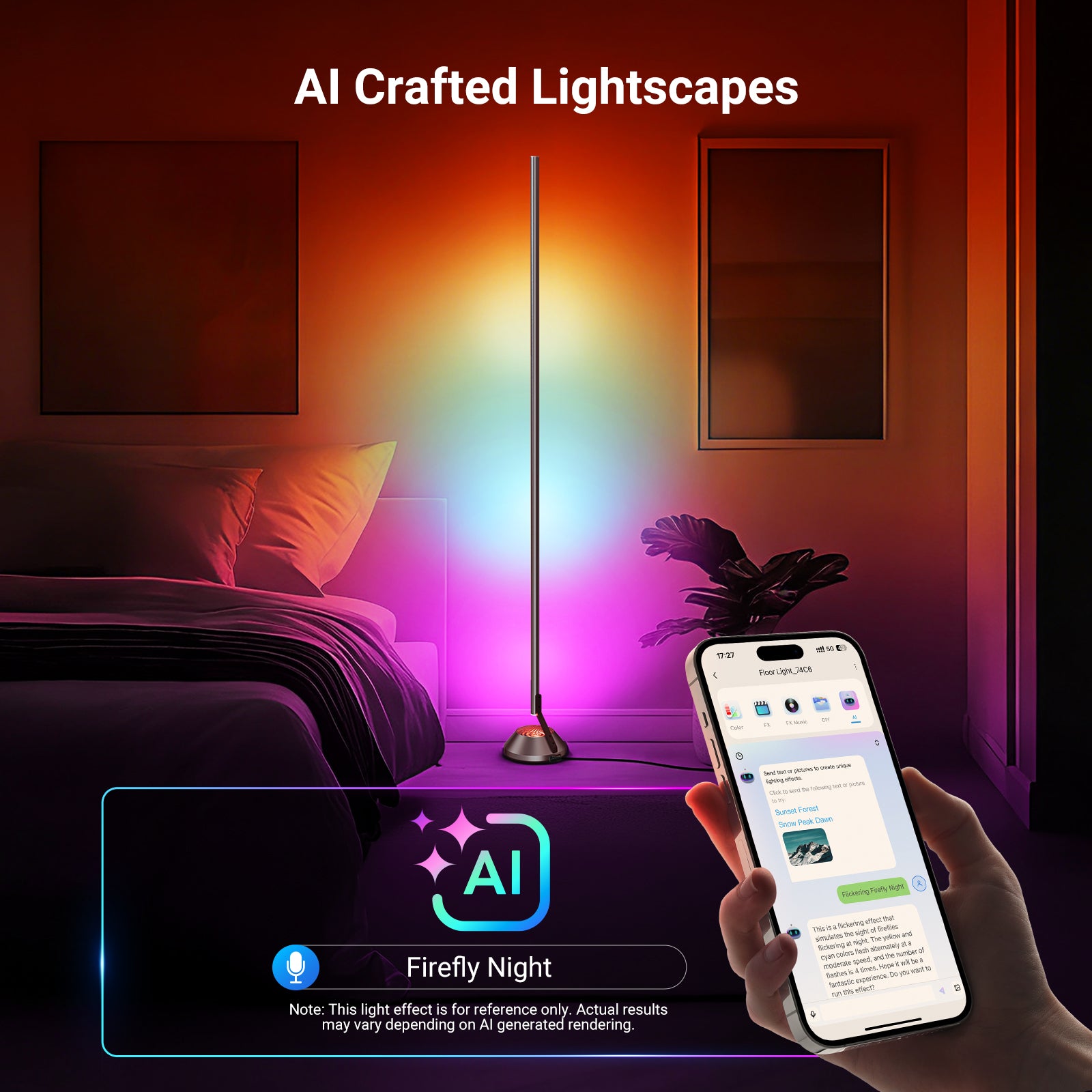 NEEWER NF01 Smart Corner Lamp | RGBW Floor Lamp