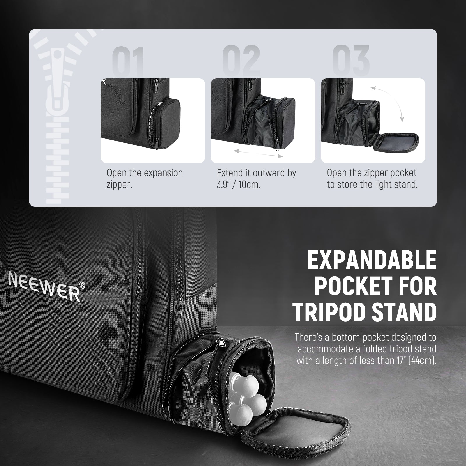 NEEWER RU-012 Travel Bag For Starlink Mini - Thumbnail 5