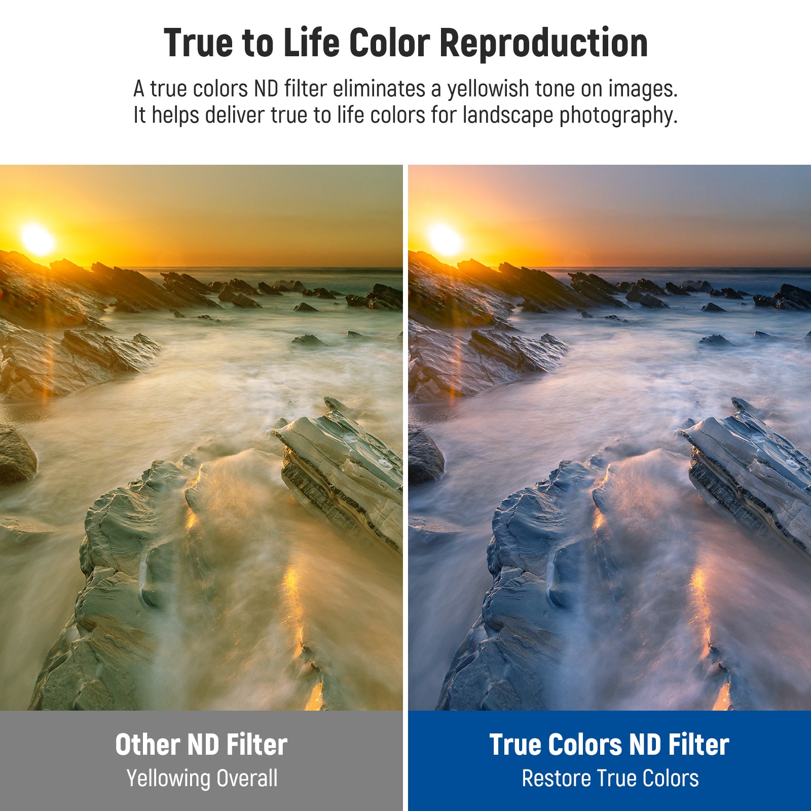 NEEWER True Colors Variable ND Filter ND2-32(1-5 Stops)