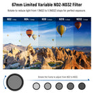 67mm limited Variable ND2-ND32 Lens Filter Set For iPhone