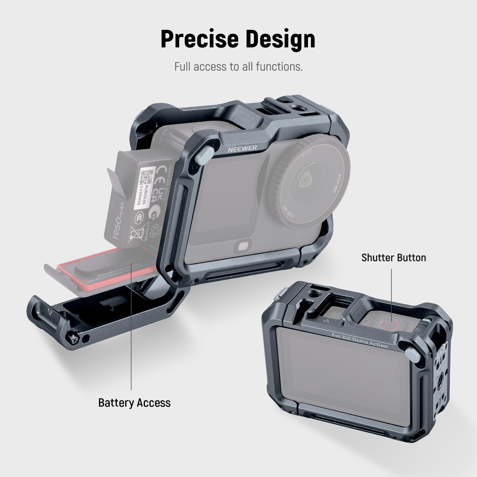 NEEWER AC049 Camera Cage For DJI Osmo Action 6