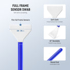 The vacuum sealed swab is specially designed for 24mm full frame sensor CCD/CMOS units.