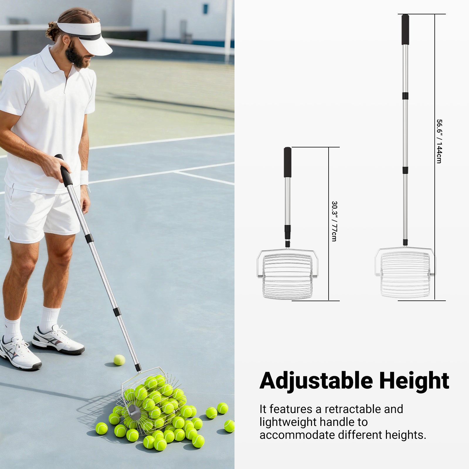 ホールローダー NEEWER TB05S Tennis Ball Picker | Pickleball Collector