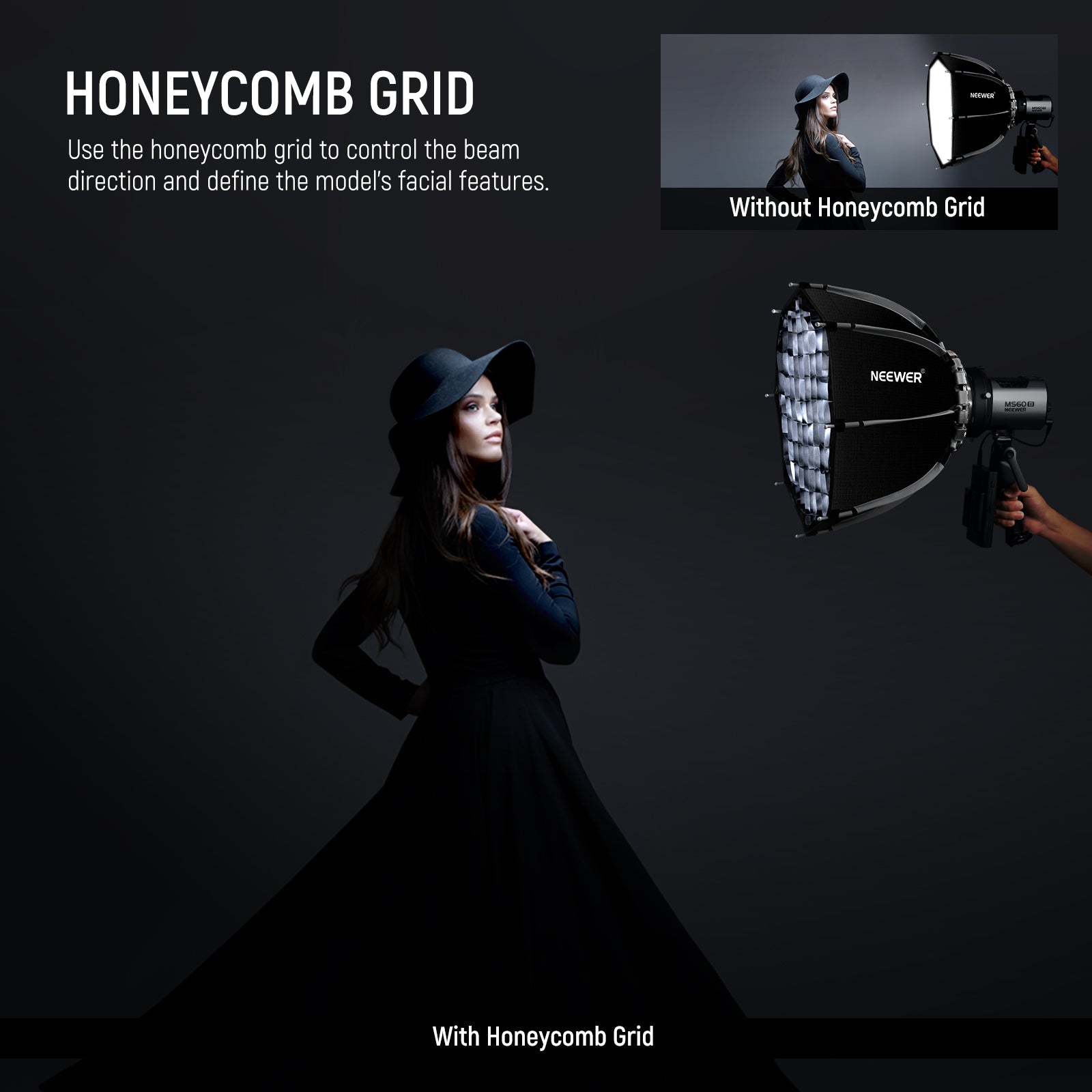 NEEWER NS21P/NS22P/NS27P/NS35P Octagonal Softbox