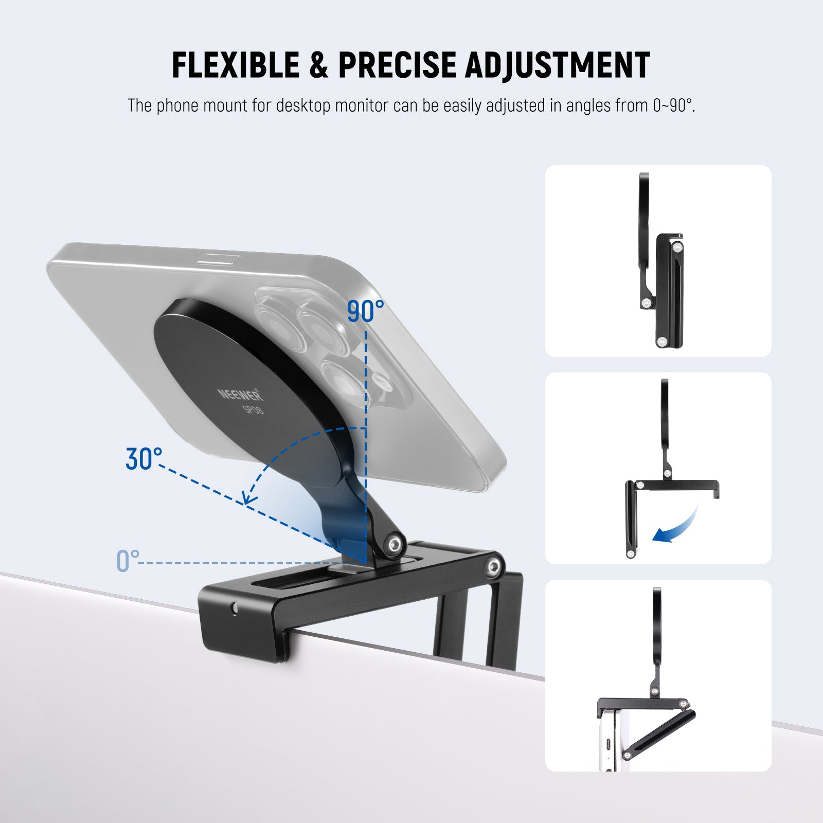 Neewer SP08 Phone Camera Monitor Mount - Thumbnail 5