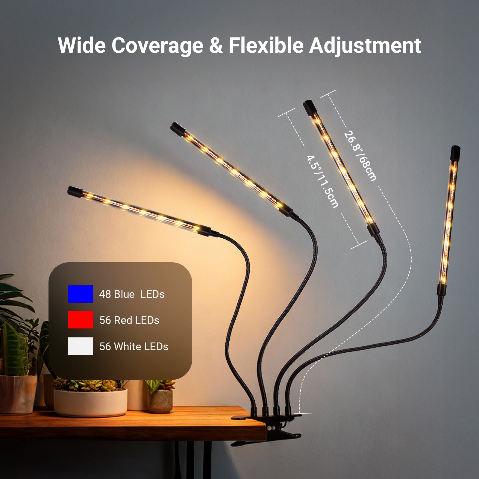 NEEWER N30 Full Spectrum Desktop Grow Lights