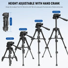 NEEWER TP52 Mini Desk Tripod can be easily adjust in height from 29cm to 63cm.