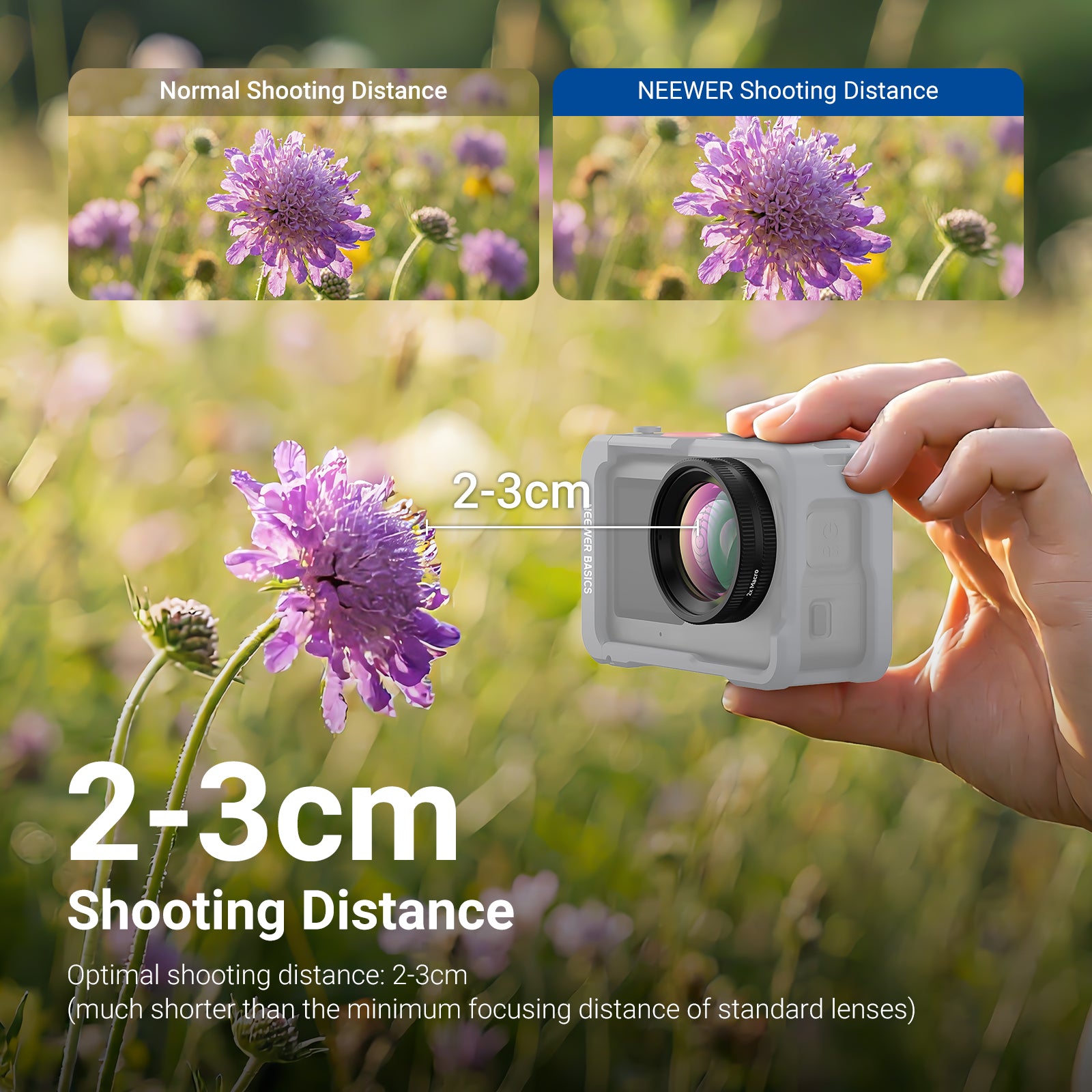 NEEWER LS010 2X Macro Lens for DJI Osmo Action 6
