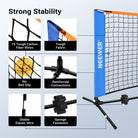 NEEWER PB01N 6ft Portable Detachable Pickleball Net is crafted from thick braided cords.