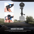 NEEWER GP-81 Action Camera Mount Adapter Kit includes a wrench.