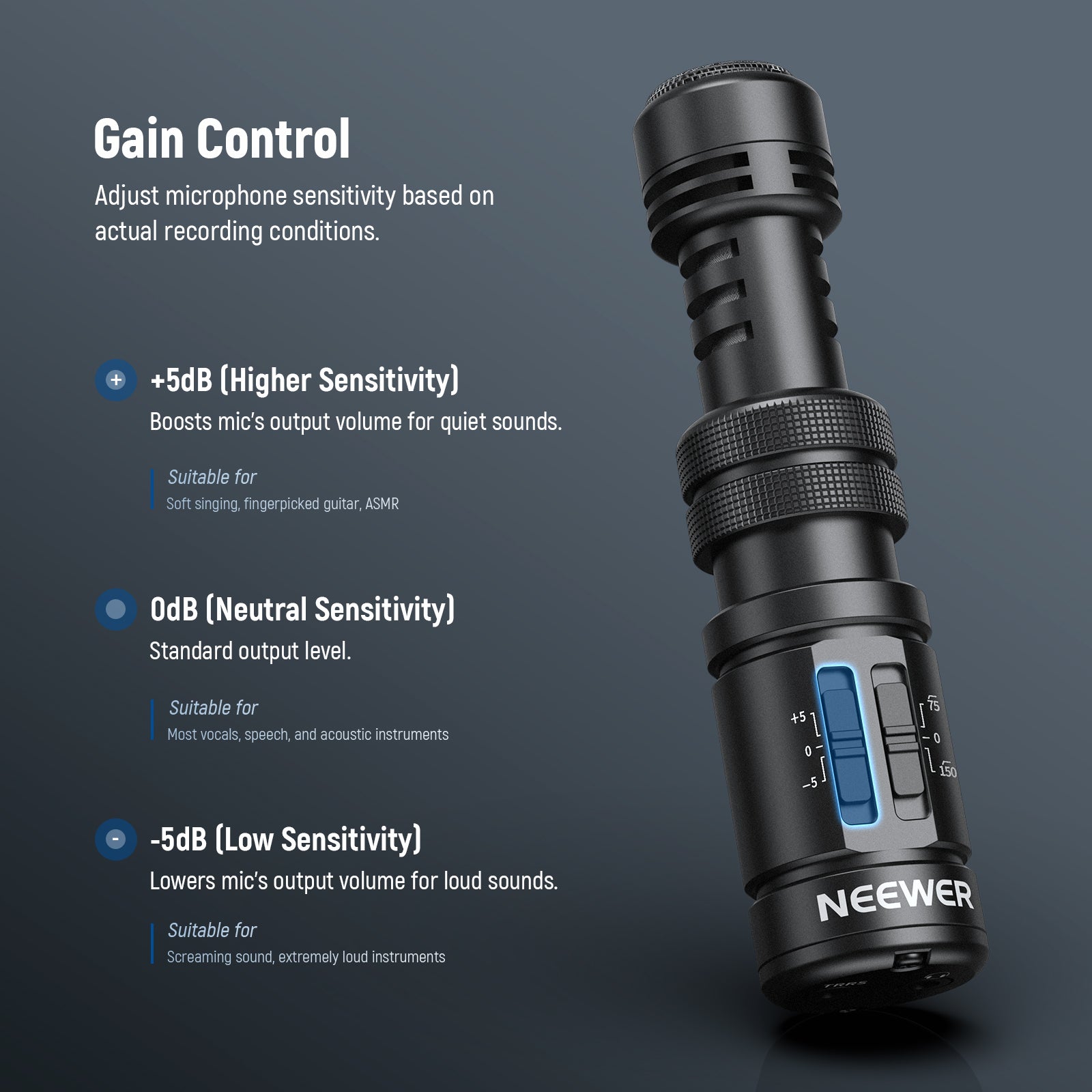 NEEWER VM11 Universal Plug & Play Microphone - Thumbnail 3