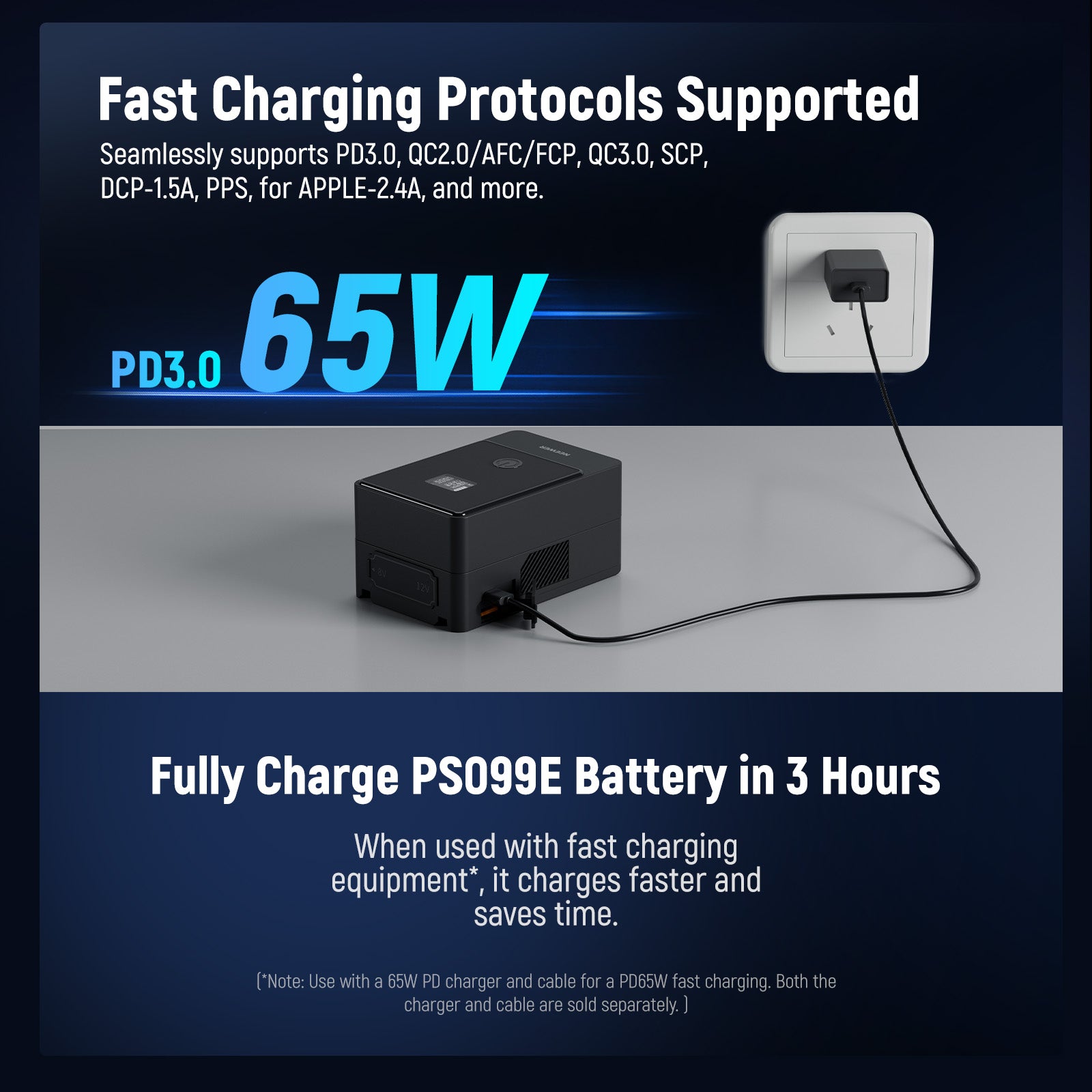 NEEWER PS099E 6800mAh 14.5V Mini V Mount Battery