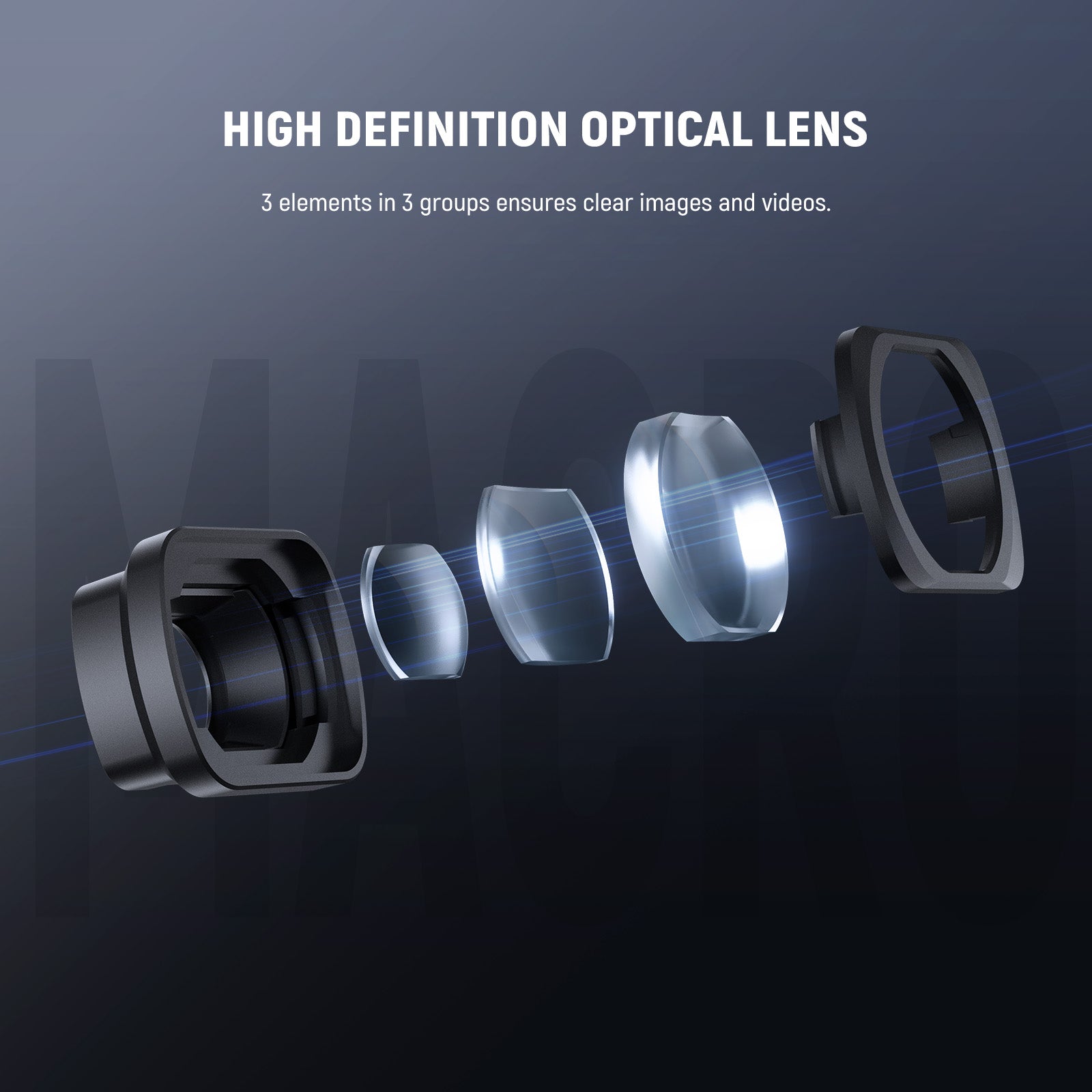 NEEWER LS-64 2X Macro Lens for DJI Osmo Pocket 3 / Pocket 4