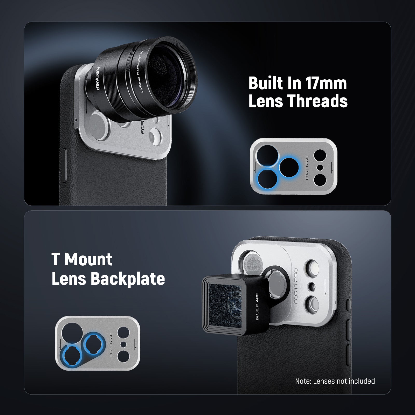 NEEWER PA133/PA134 Phone Case for iPhone 17 Pro/Pro Max