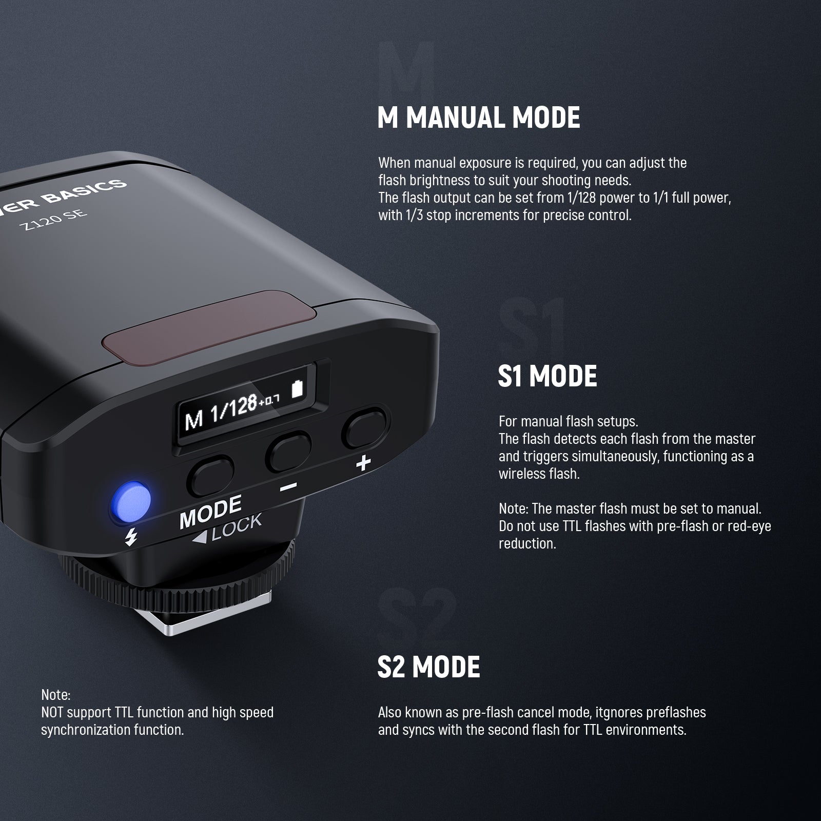 NEEWER Z120 SE Portable Retro Styled Mini Camera Flash