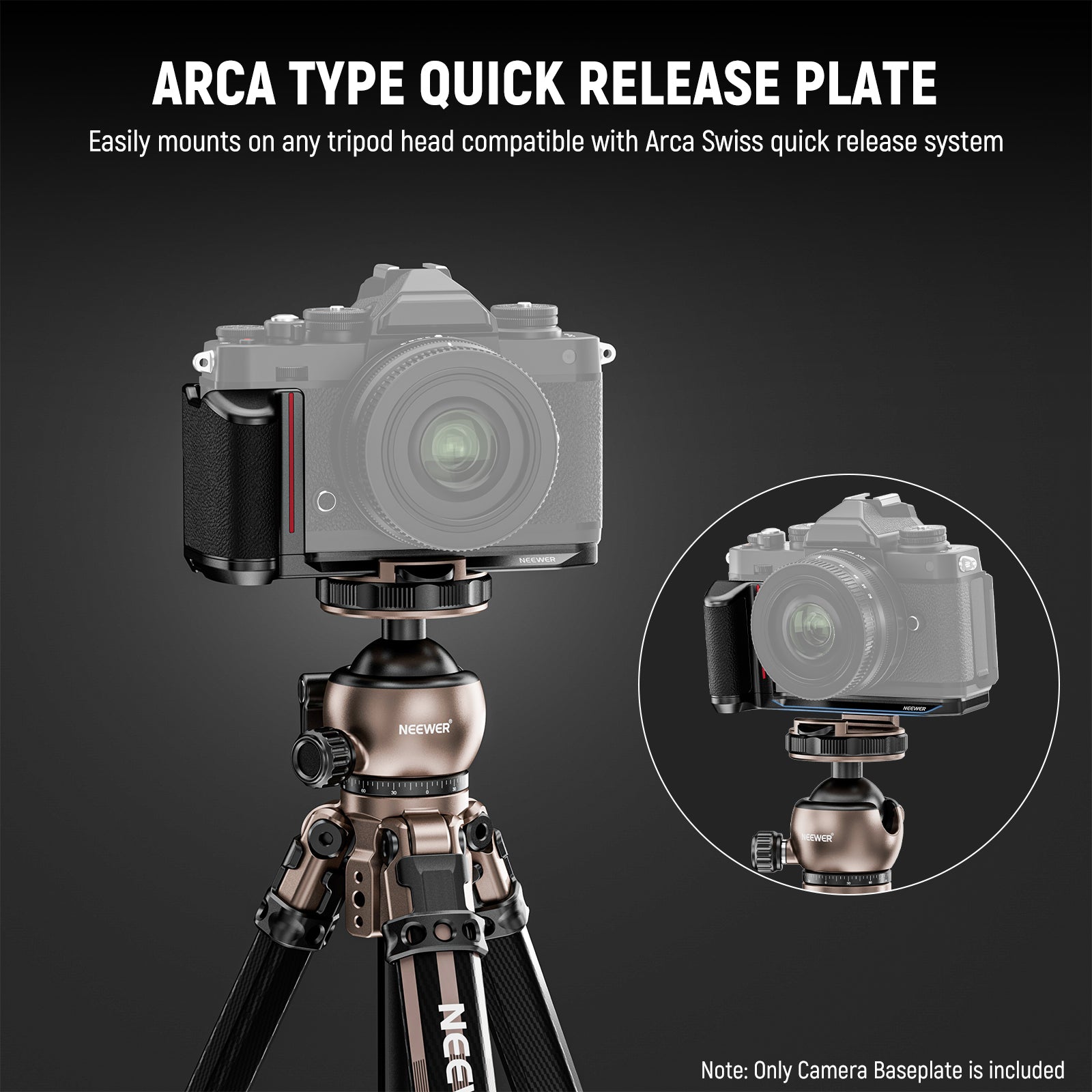 NEEWER CA089 L Bracket Handgrip For Nikon Z fc Camera