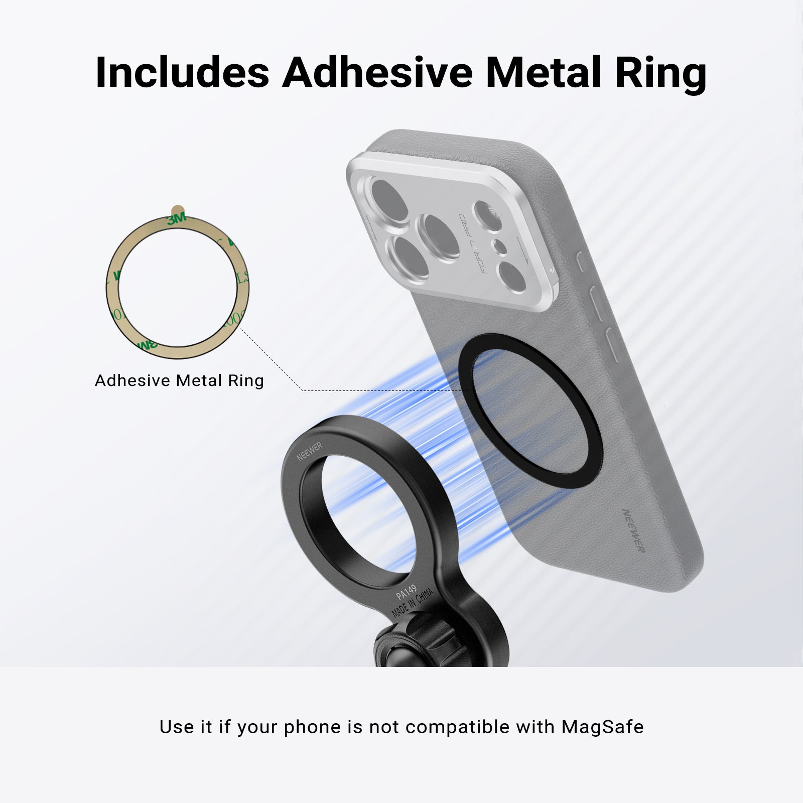 Neewer Magnetic Phone Tripod Mount Adapter - Thumbnail 5
