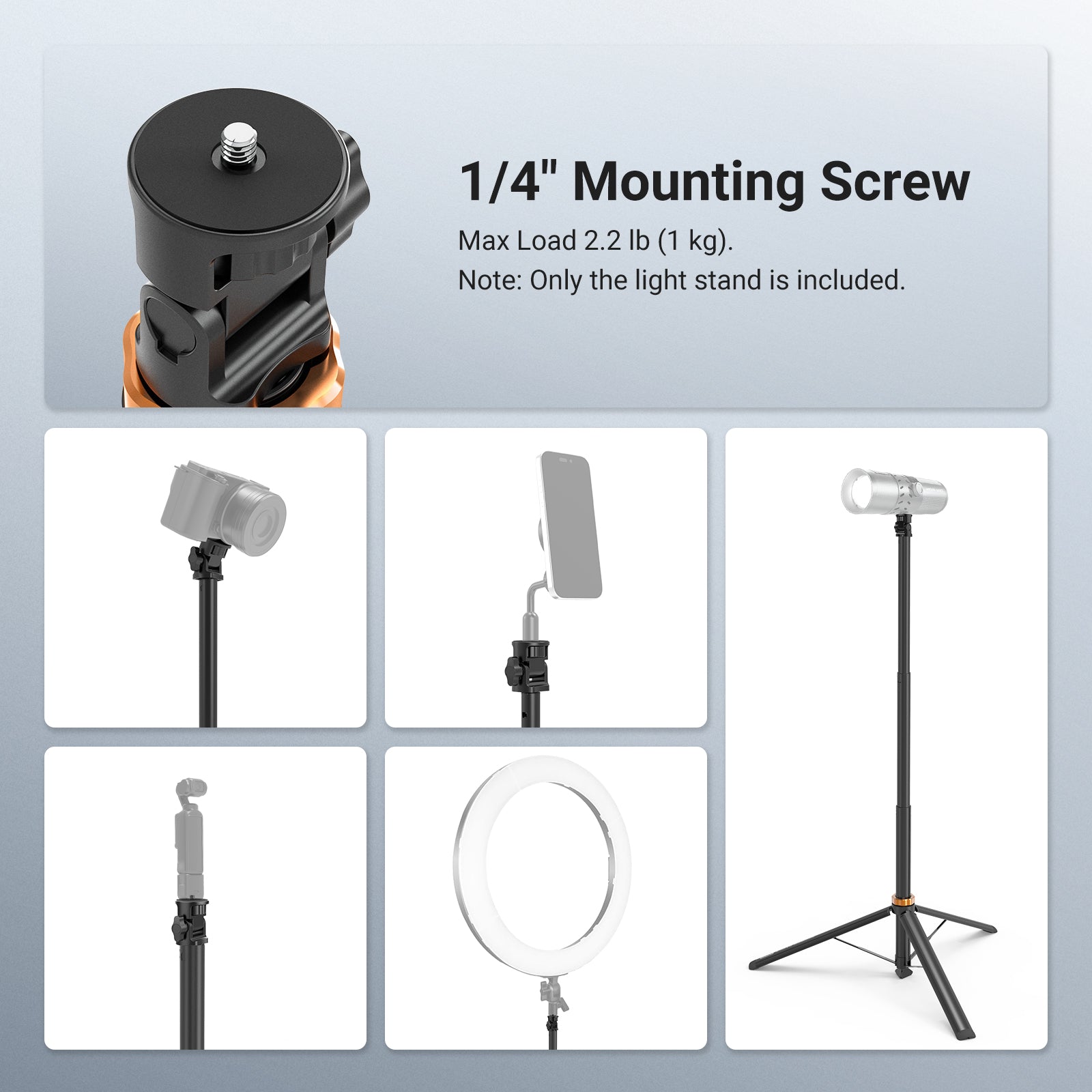 NEEWER ST016 One Touch Quick Assembly Light Stand