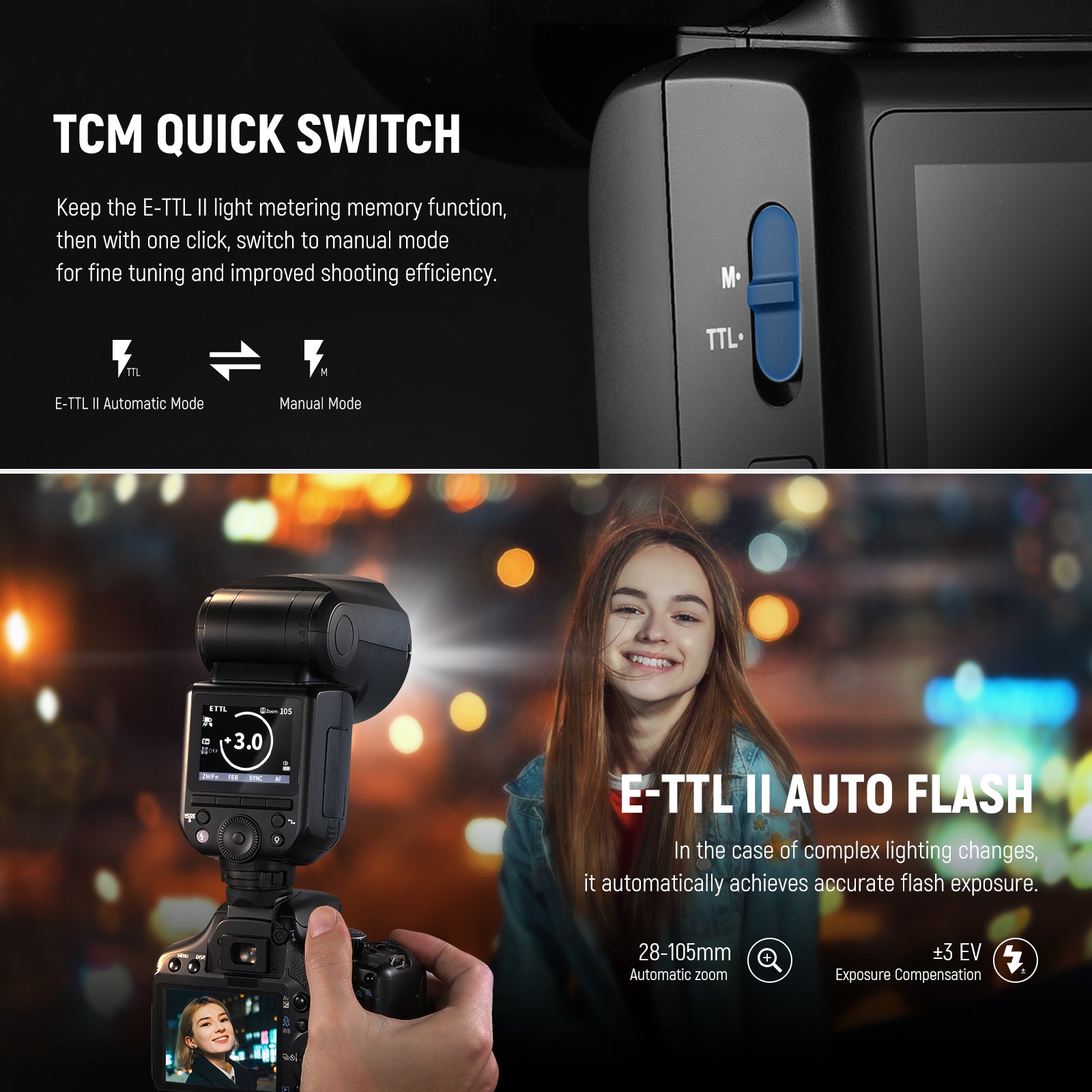 NEEWER Diffusore A Cupola Magnetica Per Flash Speedlite Z1 E Z2 – Luce Morbida E Uniforme Per Ritratti E Scatti Creativi