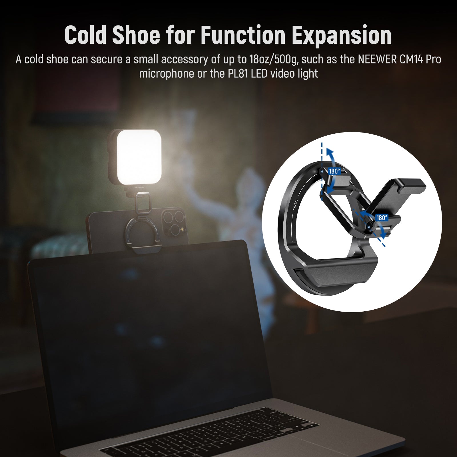 Neewer PA031 Continuity Camera Mount - Thumbnail 5