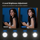 NEEWER M29 Mini LED Fill Light offers 4 level brightness adjustment.