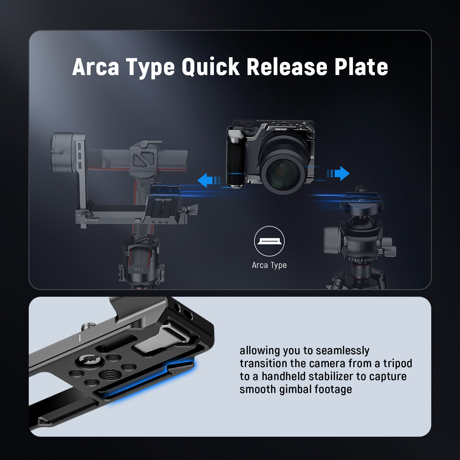 NEEWER CA132 Camera Cage with EVF-11 Support For fp/fp L