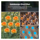 NEEWER FL-101 Kaleidoscope Prism Filter bends and refracts light.