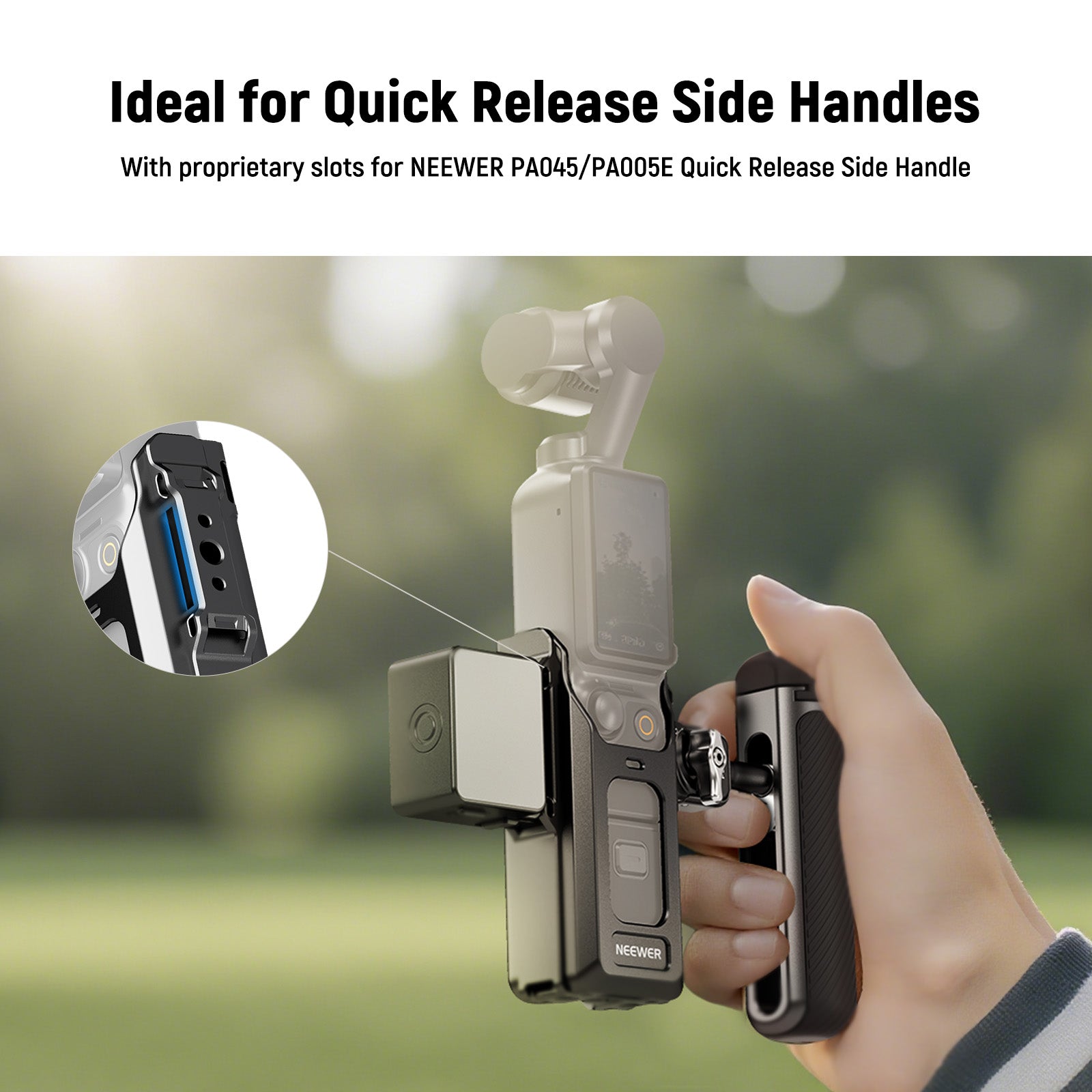 NEEWER AC029 Camera Cage For Pocket 3 & Magnetic Mount