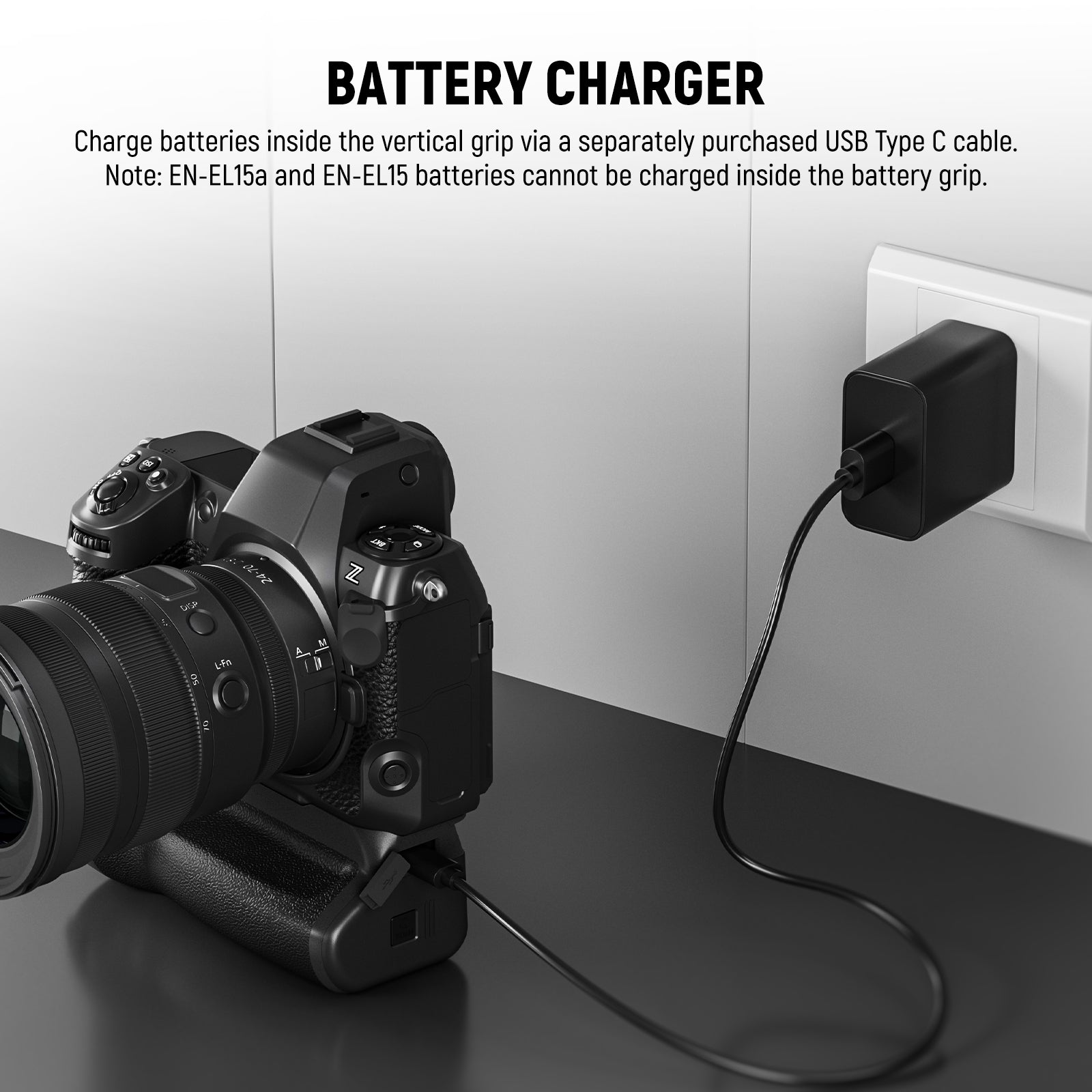 NEEWER MB-N12RC-L Camera Battery Grip for Nikon Z8