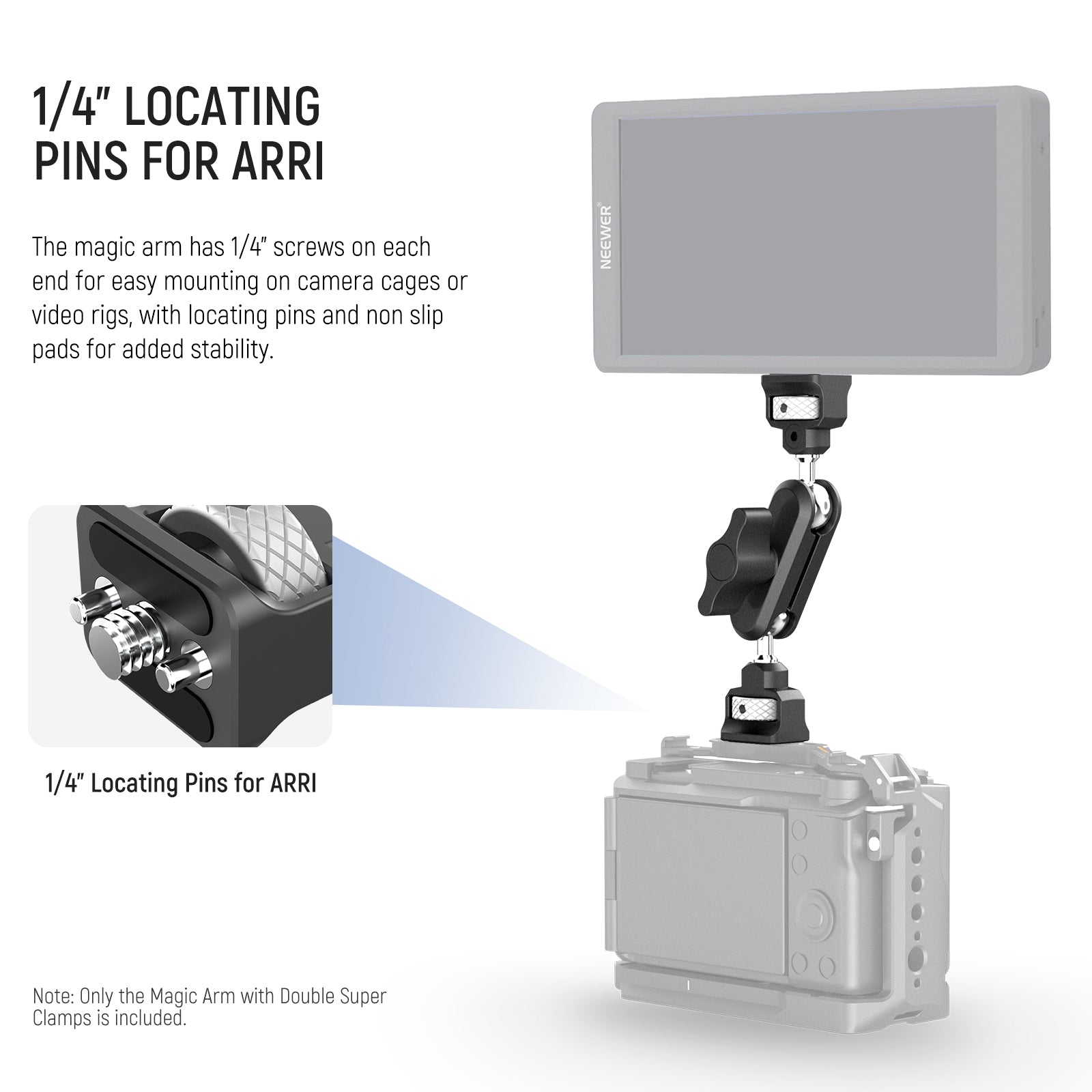 Neewer UA060 Super Clamp Camera Mount - Thumbnail 3